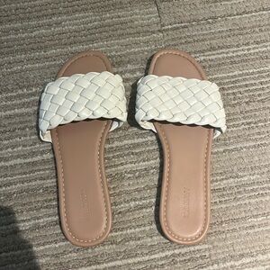 Old Navy white, braided sandals!